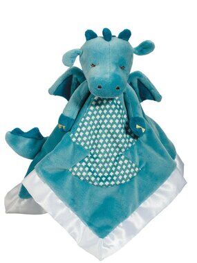 New w/ Tag Douglas Baby Lil Snuggler Demitri Blue Dragon Security Blanket Lovey